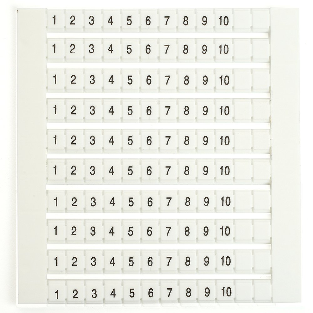 Маркеры для ЗНИ (JXB ST) с нумерацией 1-10 Stekker LD556-5 49210