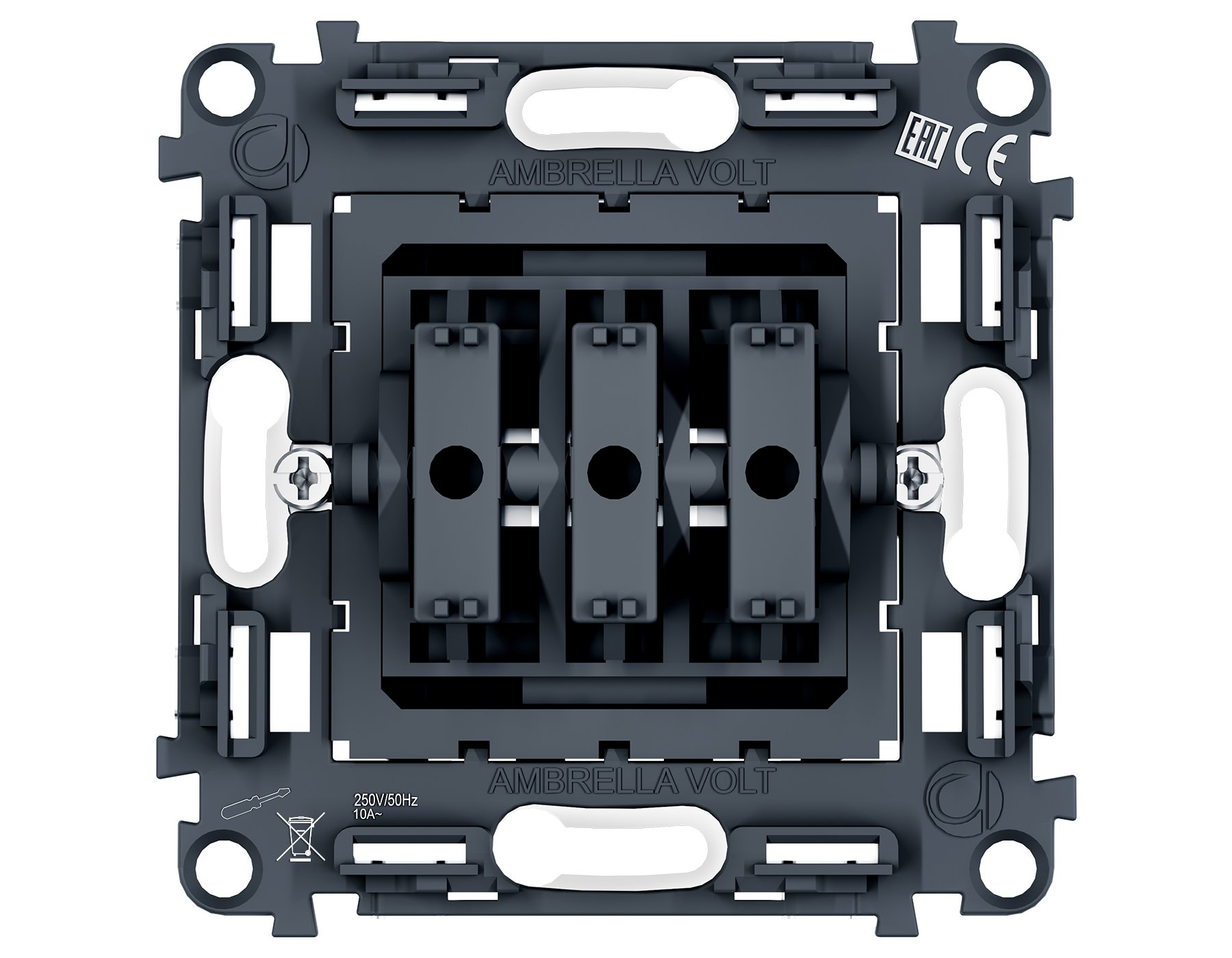 PR133 PR133 Механизм 3-клавишного выключателя 10A-250V QUANT PRO