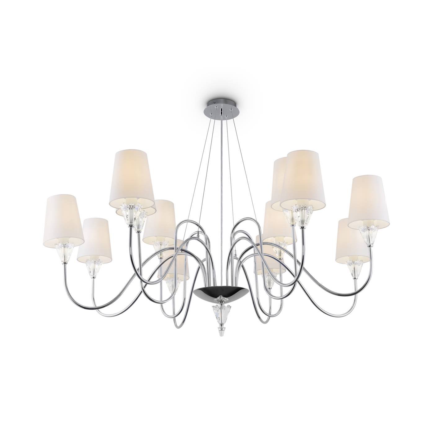 MOD078PL-12CH Подвесная люстра Maytoni Florero MOD078PL-12CH