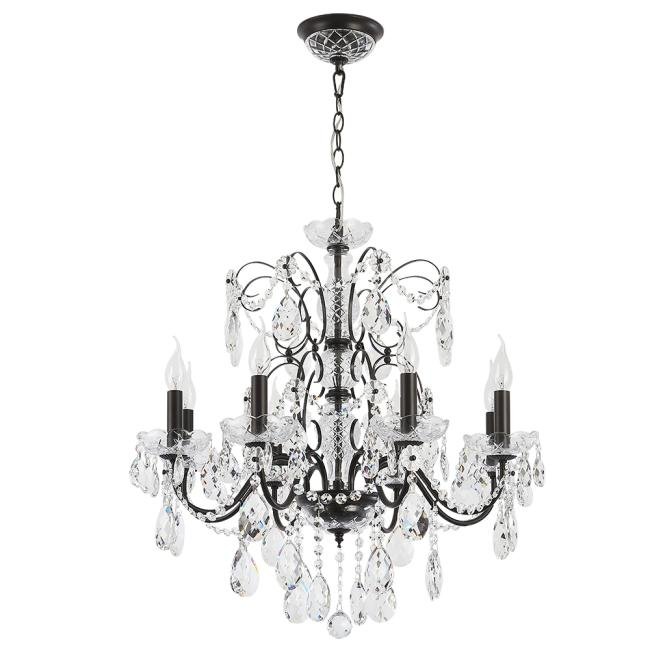 ODELIS SP8 BROWN Подвесная люстра Crystal Lux Odelis ODELIS SP8 BROWN