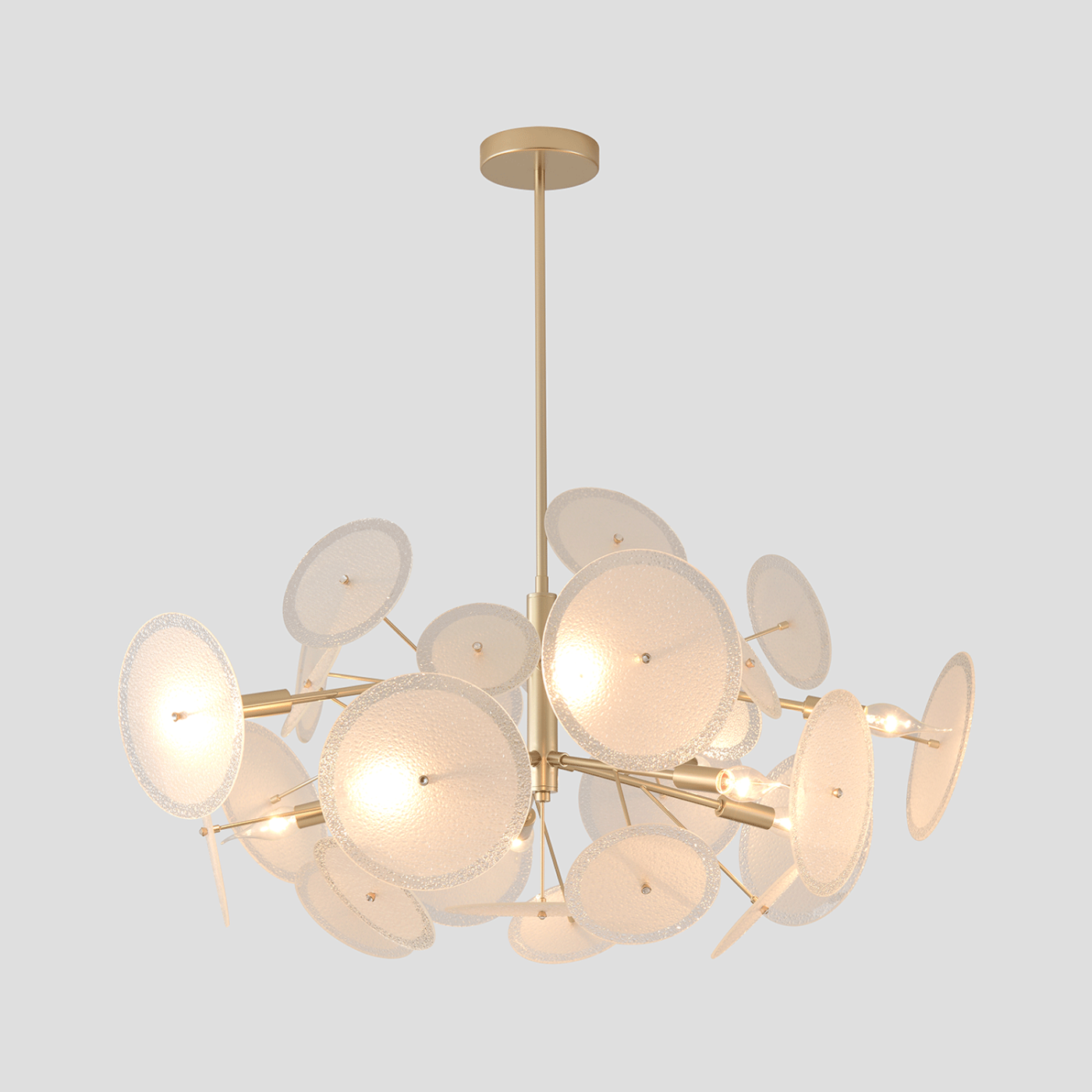 Люстра на штанге Crystal Lux Dandelion DANDELION SP10 GOLD