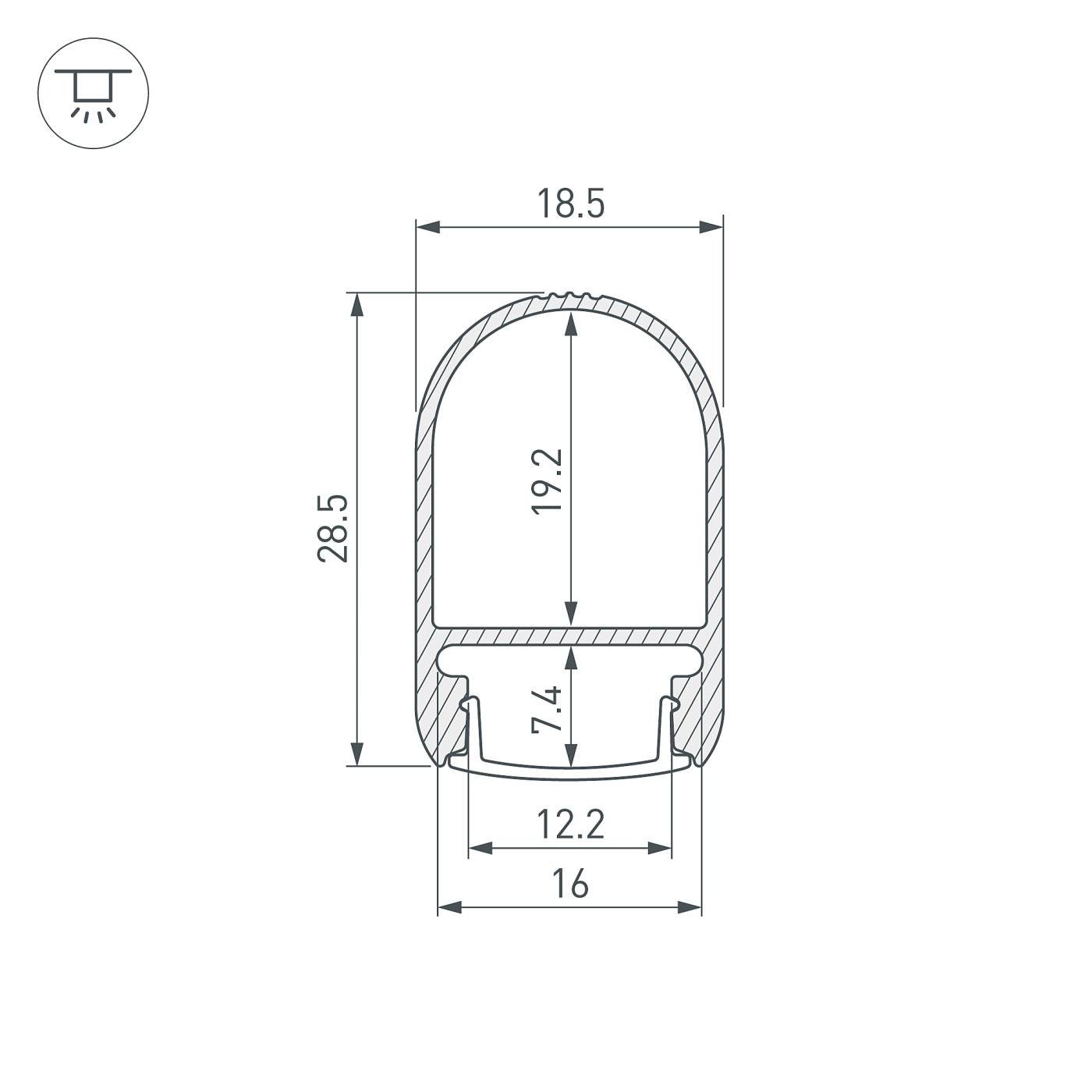 Профиль Arlight Arh-Mini 054943
