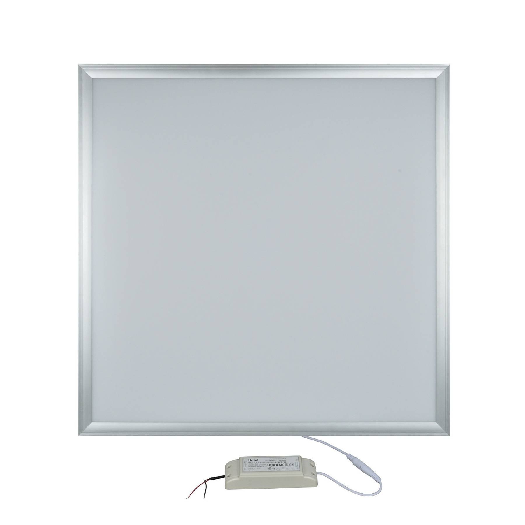 ULP-6060-36W/NW EFFECTIVE SILVER Светильник армстронг Uniel ULP-6060-36W/NW EFFECTIVE SILVER