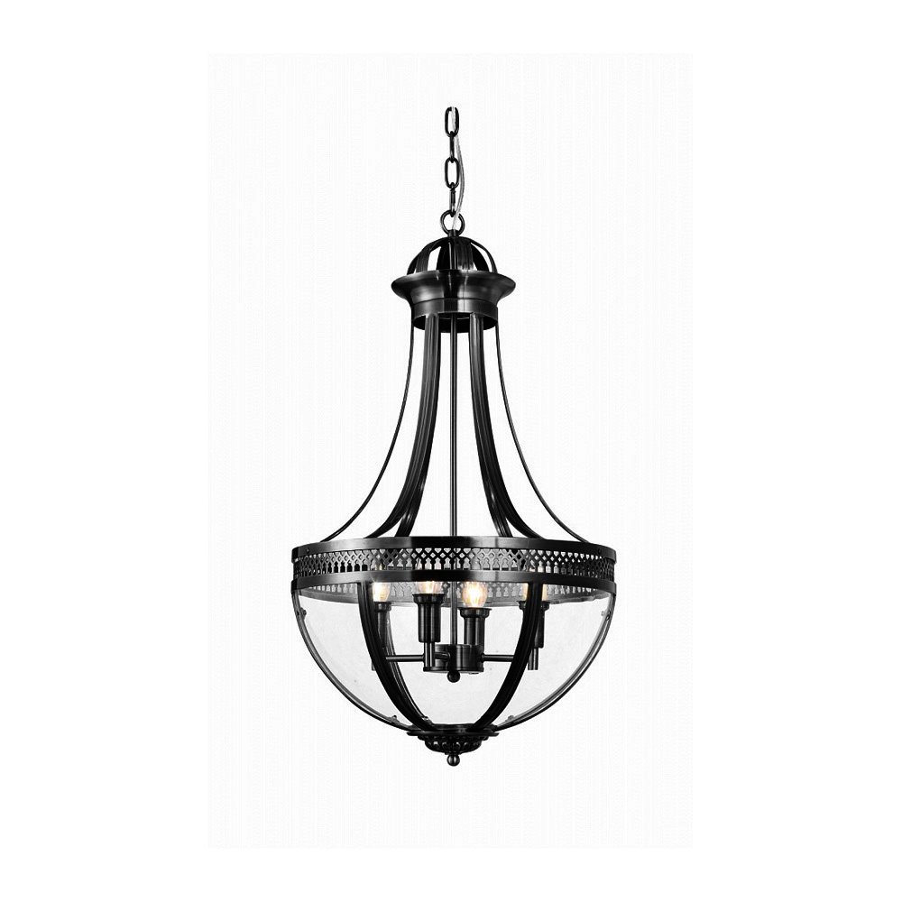 KM0287P-4 black Подвесная люстра Delight Collection Capitol KM0287P-4 black