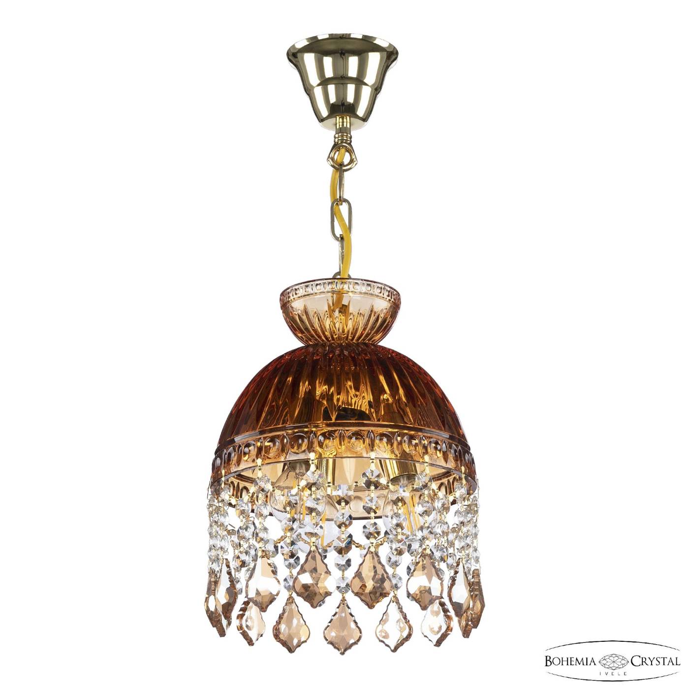 5478/22 G Amber/M-1G Leafs K721 Светильник подвесной Bohemia 5478 5478/22 G Amber/M-1G Leafs K721