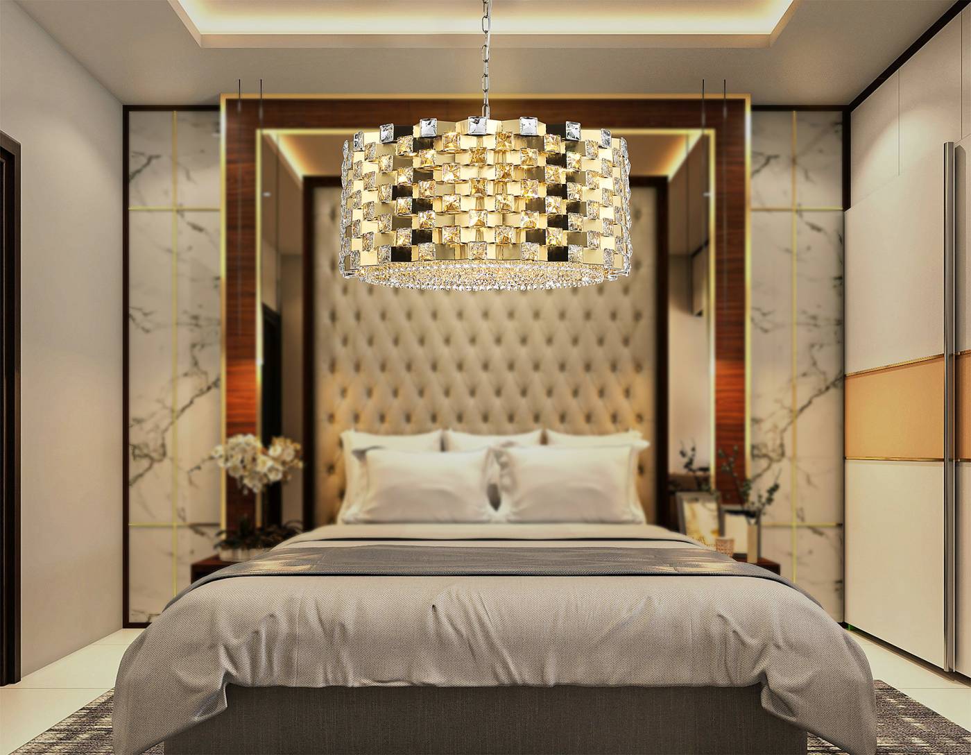 Подвесная люстра Ambrella Crystal LH41009