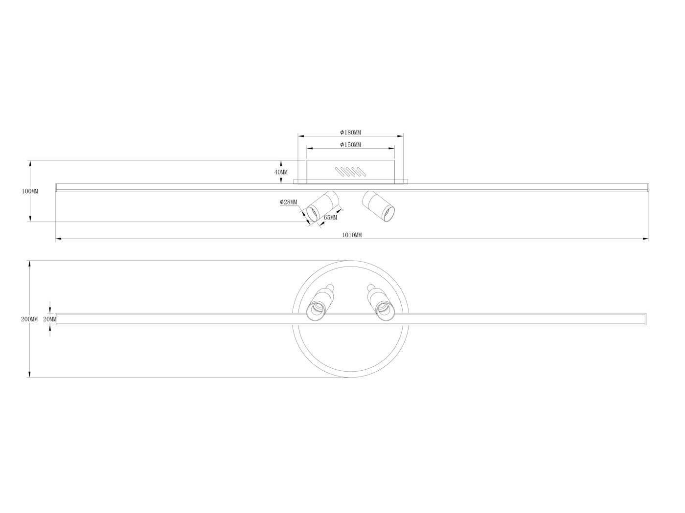 FR6056CL-L68B Потолочный светильник Ланс / Lans Freya FR6056CL-L68B