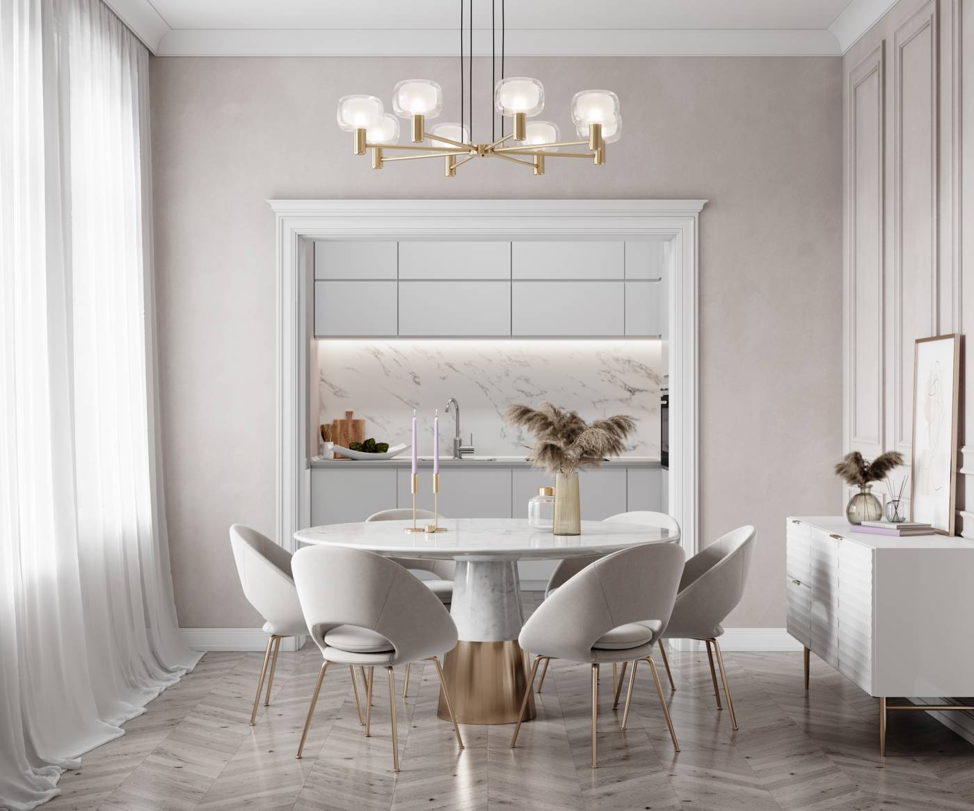 Подвесная люстра Maytoni Vision MOD411PL-08G