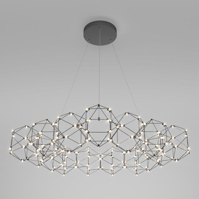 90169/15 черный жемчуг Подвесная люстра Eurosvet Uma 90169/15 черный жемчуг