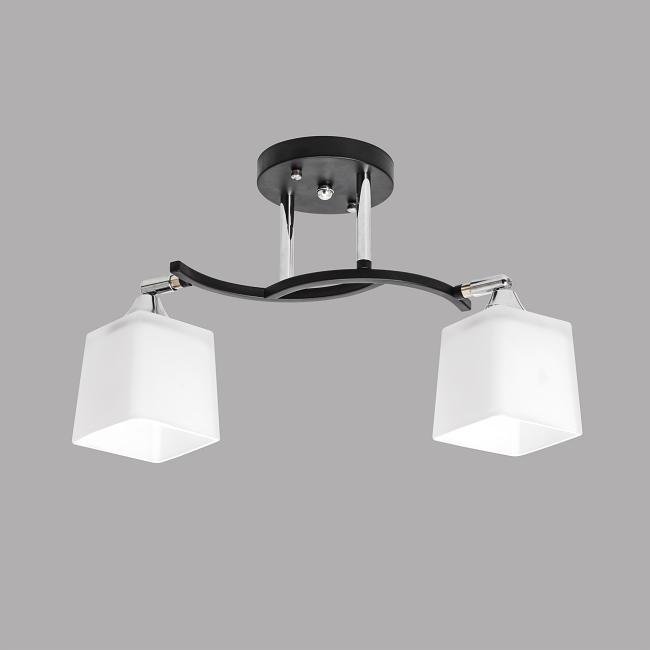 MD.6106-2-S-BK+CH Потолочная люстра IMEX MD.6106-2-S-BK+CH
