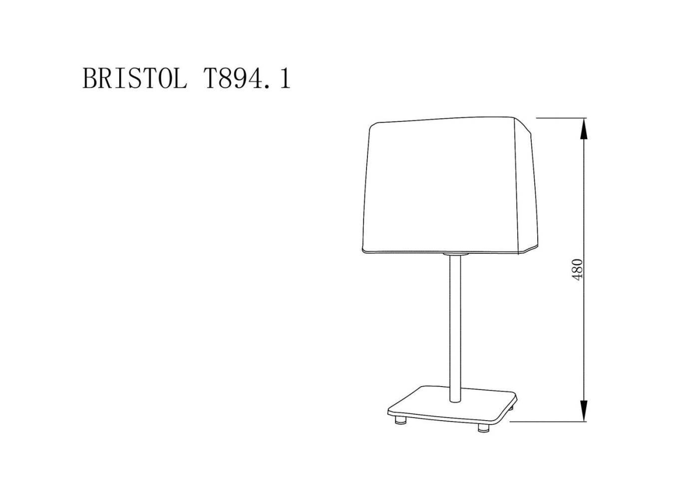 BRISTOL T894.1 Настольная лампа Lucia Tucci Bristol BRISTOL T894.1