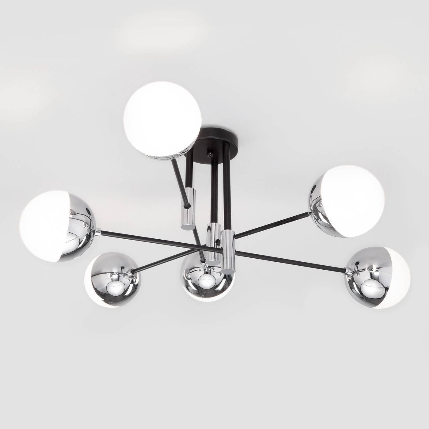 70129/6 хром Smart Потолочная люстра Eurosvet Nuvola 70129/6 хром Smart