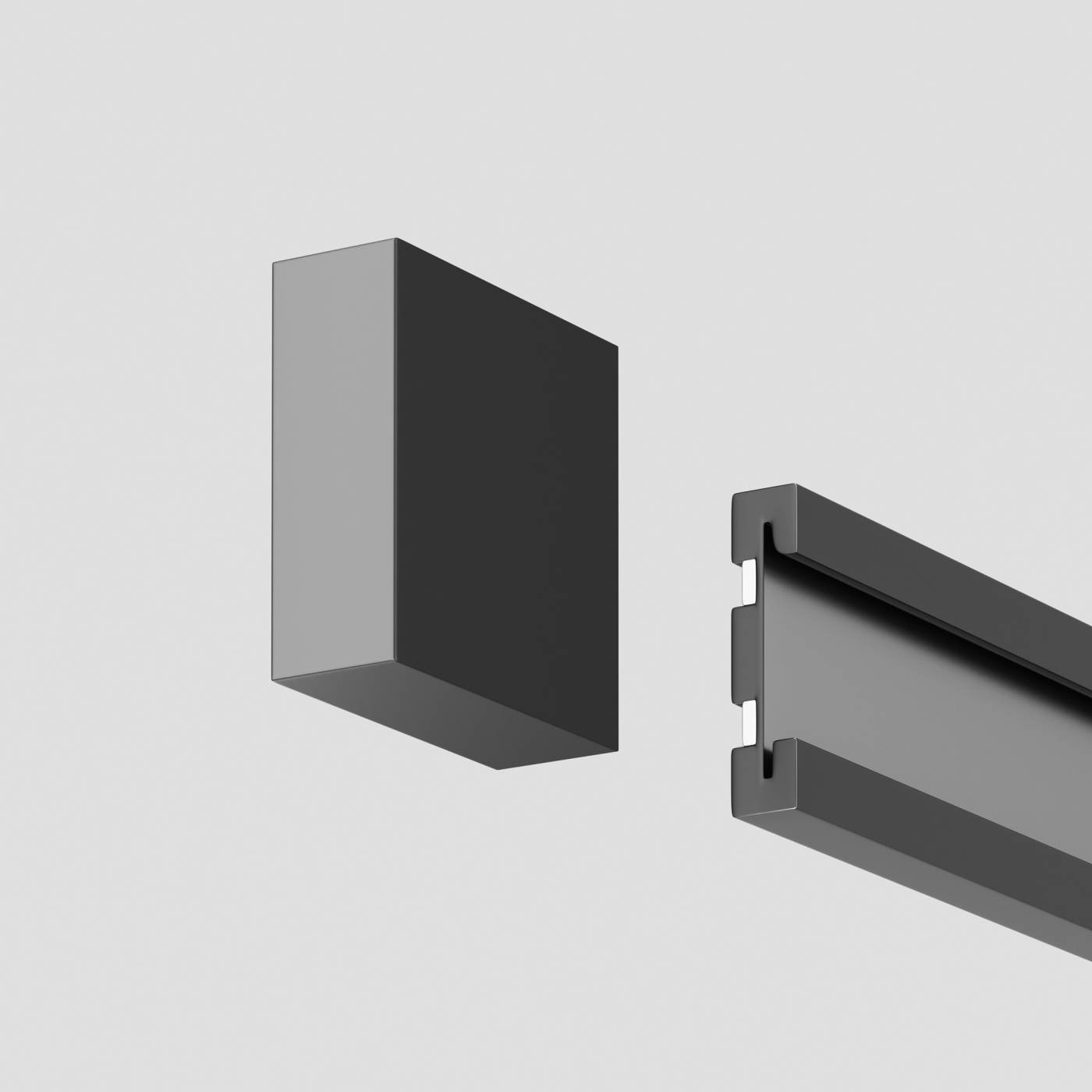 Заглушки для шинопровода 2шт. Maytoni Accessories for tracks Flexity TRA200EC-11B