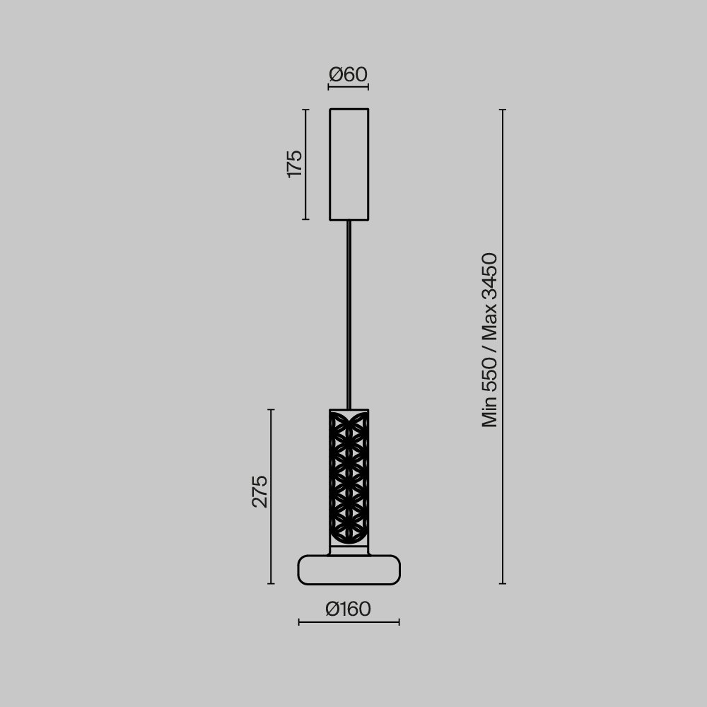 Подвесной светильник Esoteric Maytoni MOD514PL-L15W3K