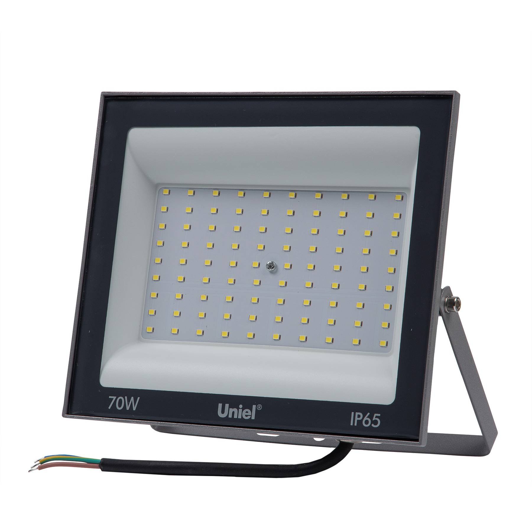 ULF-F23-70W/6500K IP65 160-240V GREY Прожектор уличный Uniel ULF-F23-70W/6500K IP65 160-240V GREY