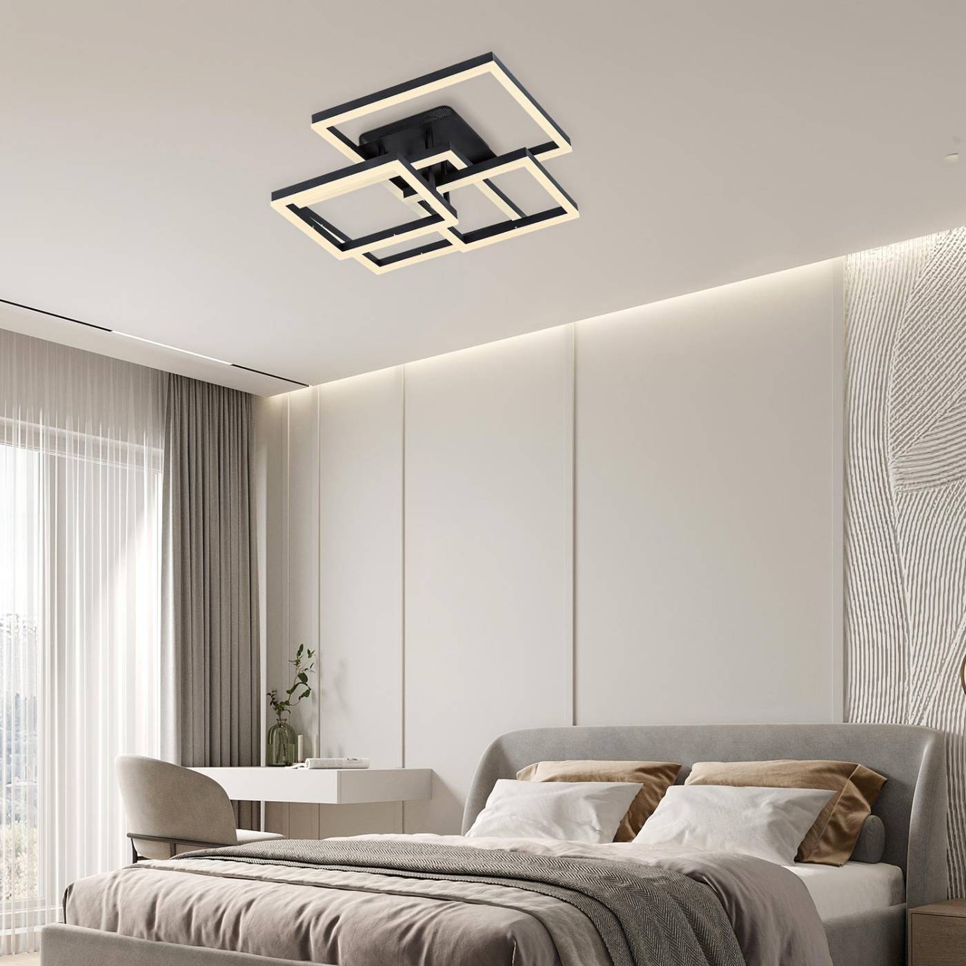 L11015-4 BK Потолочная люстра L LED4U L11015-4 BK