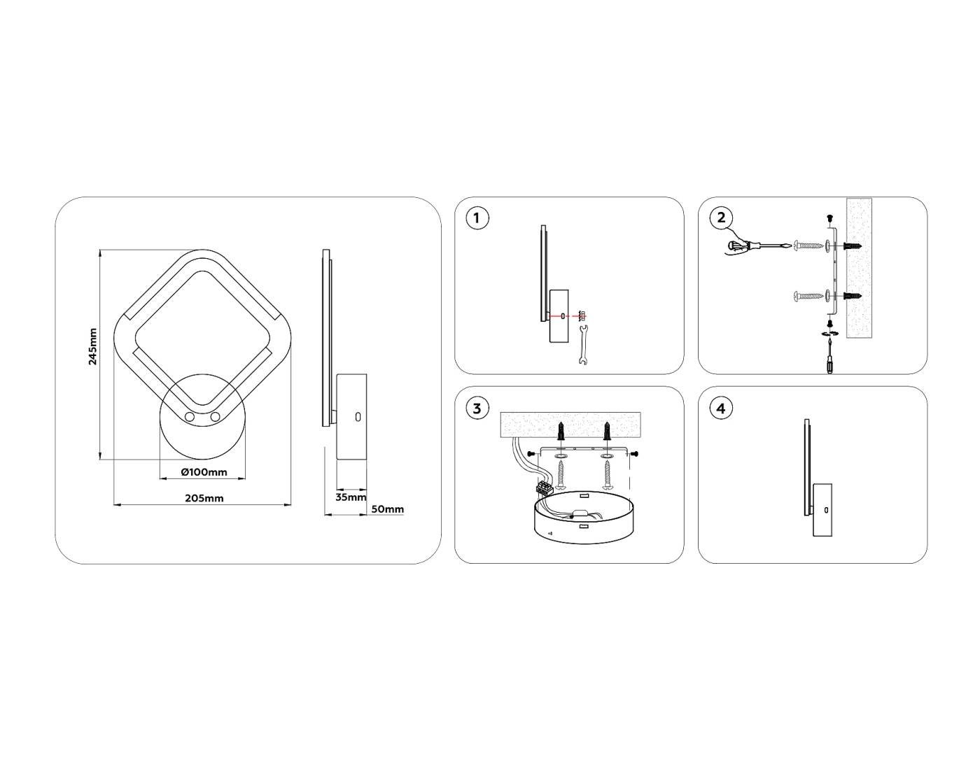 Настенное бра Ambrella Original FA8951