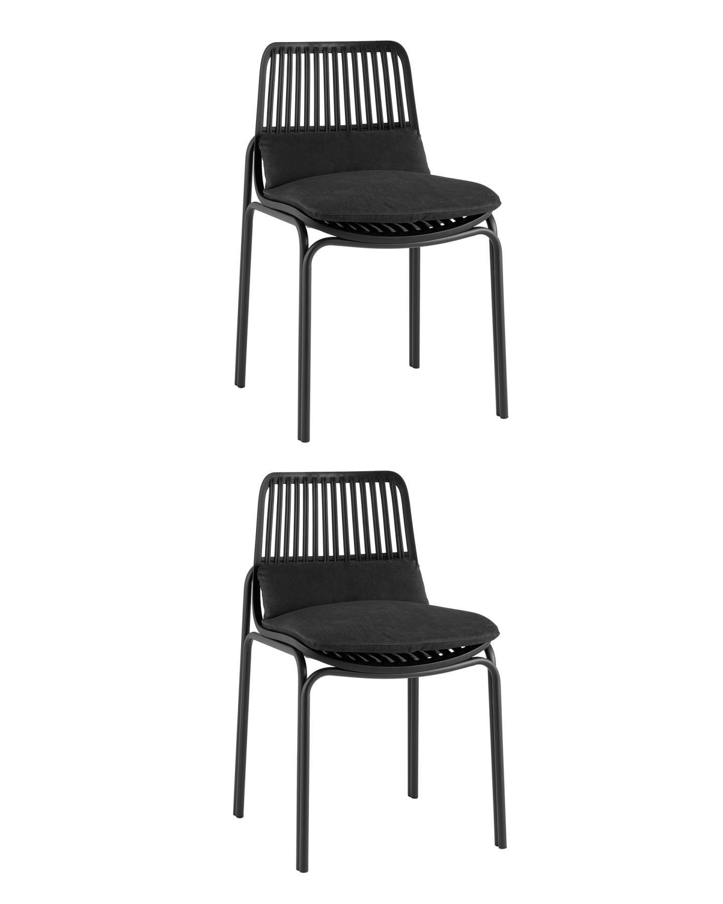 D-012S black X2 Комплект стульев Stool Group D-012S black X2
