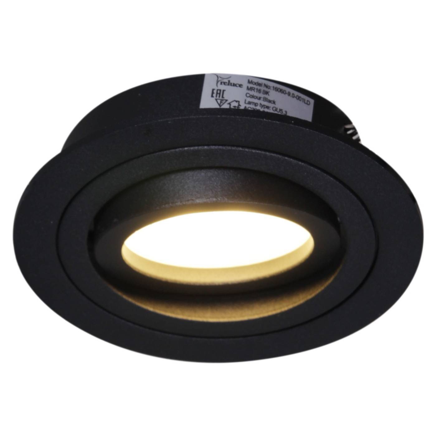 Встраиваемый светильник Reluce 16060-9.0-001LD MR16 BK