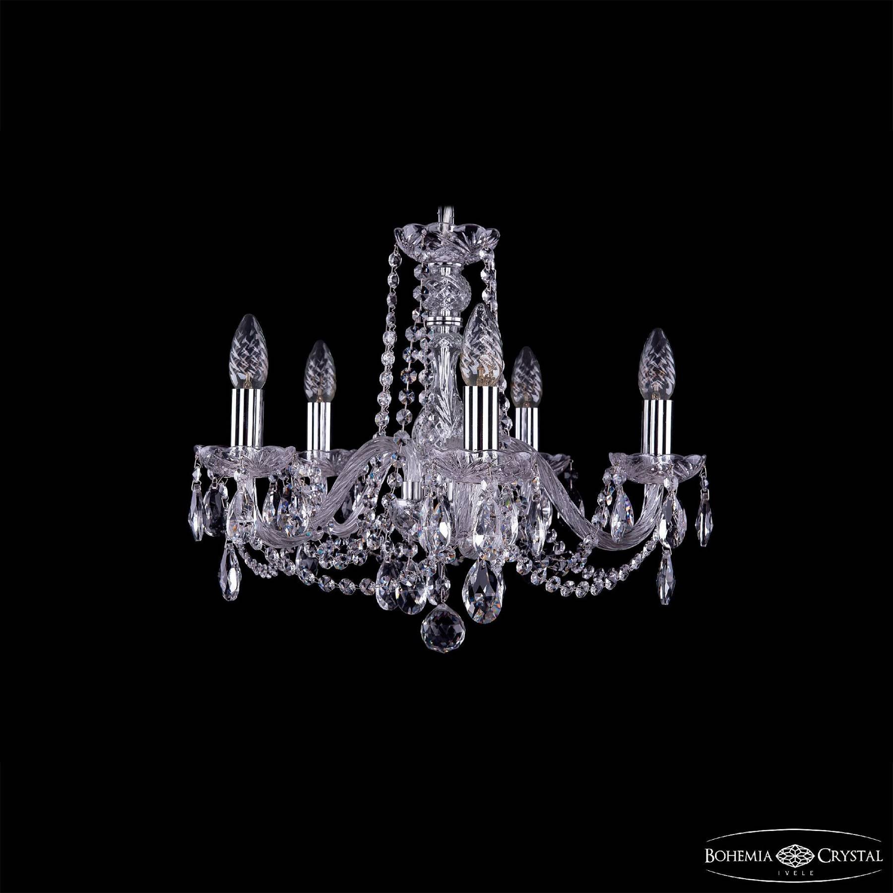 1402/5/160 Ni Подвесная хрустальная люстра 1402 Bohemia 1402/5/160 Ni