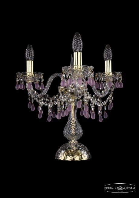 1410L/3/141-39 G V7010 Настольная лампа Bohemia 1410 1410L/3/141-39/G/V7010