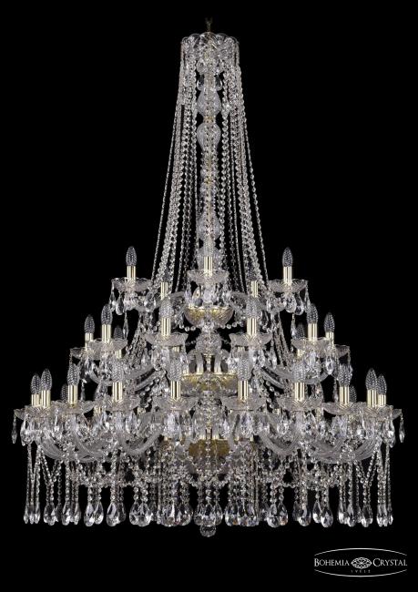 1413/20+10+5/400/h-158/3d G Подвесная хрустальная люстра 1413 Bohemia 1413/20+10+5/400/h-158/3d G