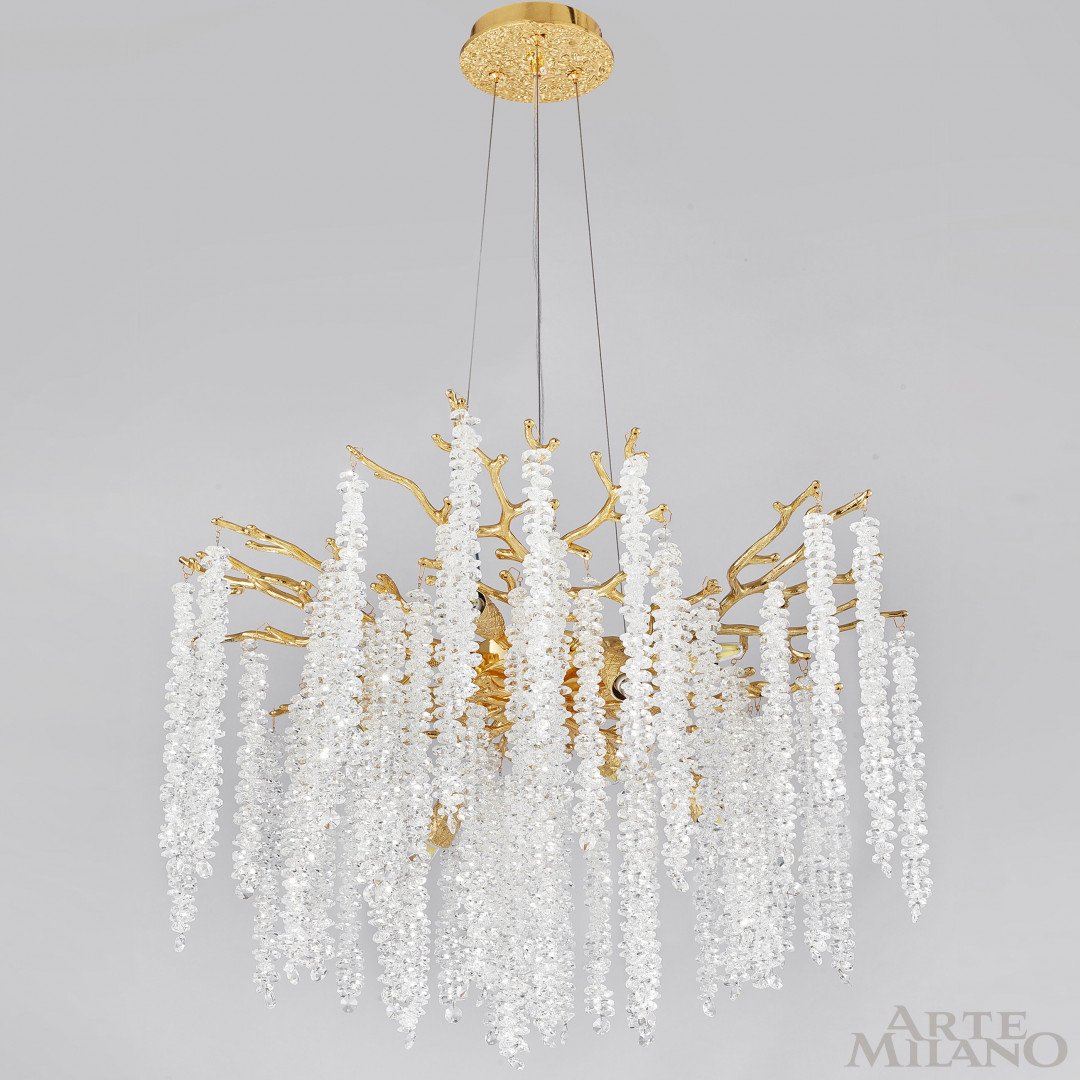 Подвесная люстра Arte Milano Milan23 239801/D600/8/A Gd