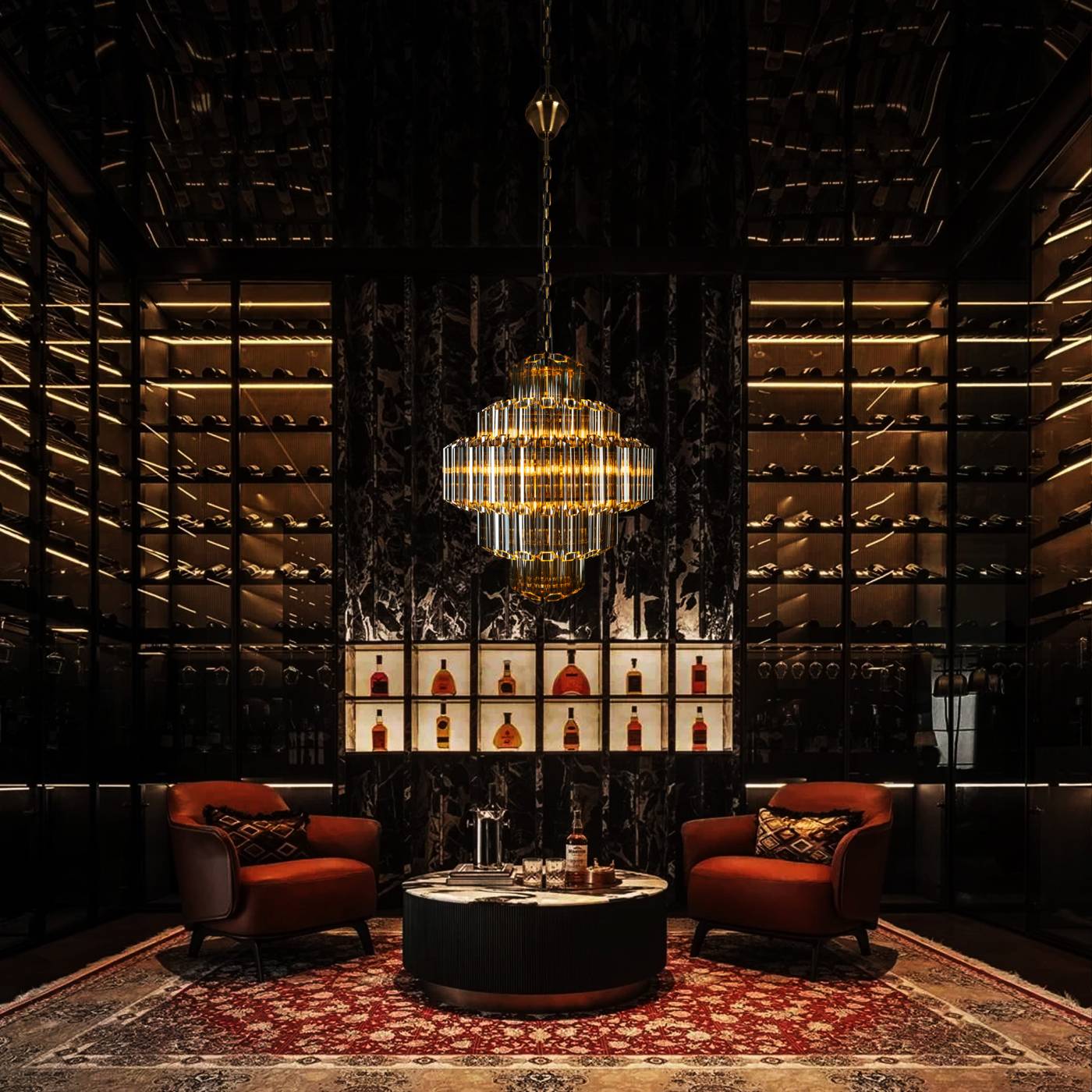Подвесная люстра Celebration Loft It 10579/800 Smoke