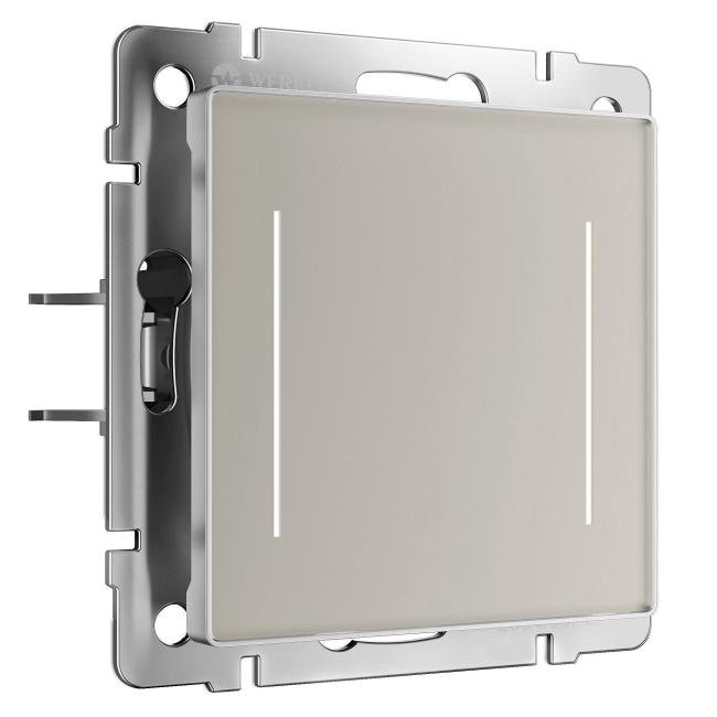 W4522014/ Сенсорный выключатель двухклавишный с подсветкой (дымчатый) Сенсорный выключатель Werkel W4522014/ Сенсорный выключатель двухклавишный с подсветкой (дымчатый)