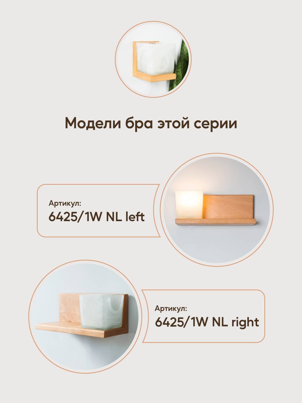 Настенный светильник Мелодия Света Nika 000031277