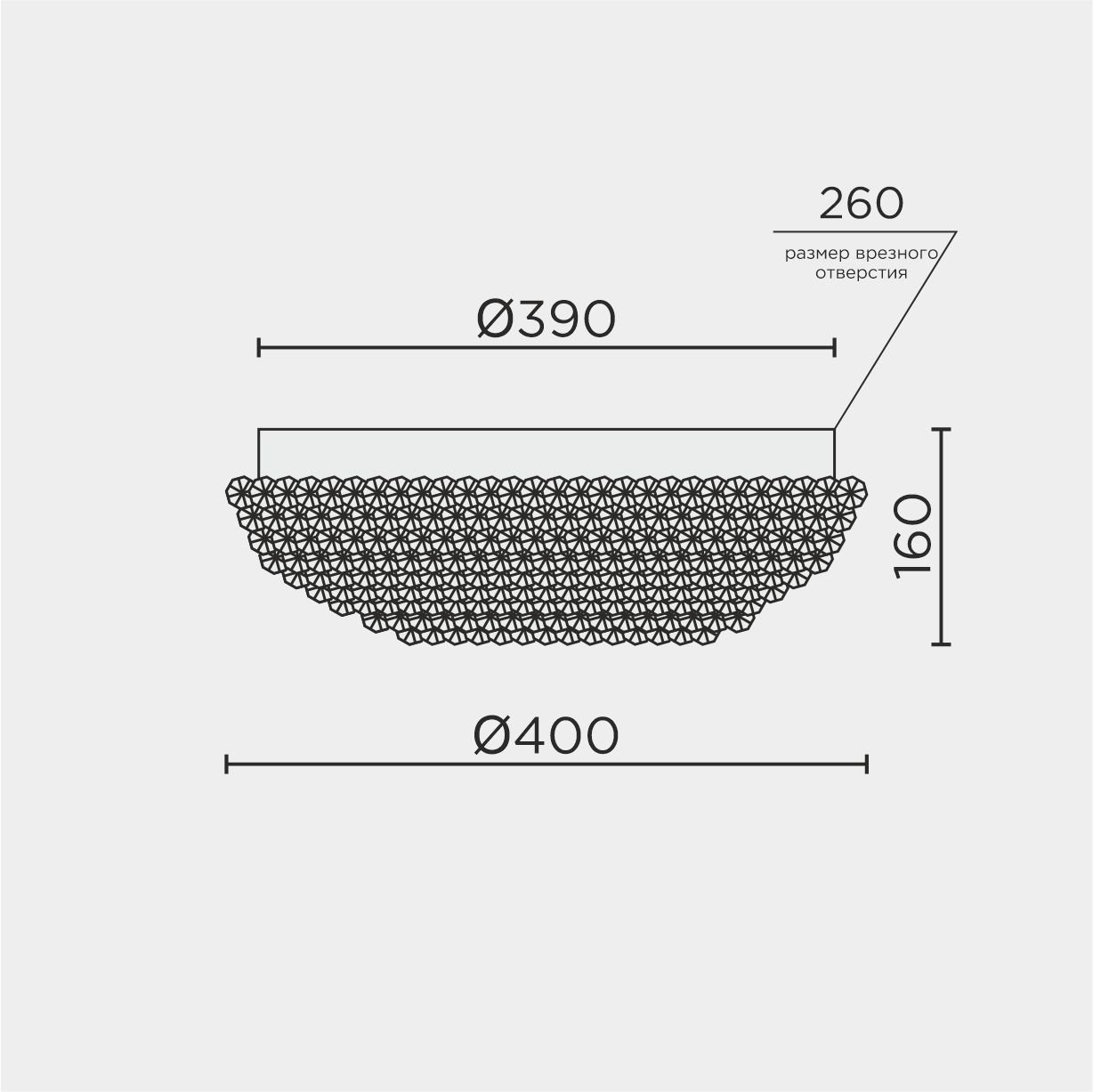 Потолочная люстра ML Modelux ML.2320.400 CR