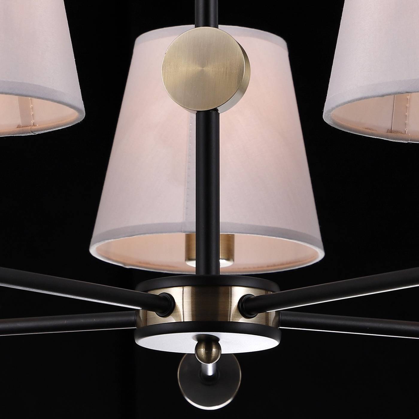 Потолочная люстра ILLUMICO IL0394-5CSQ-24 BK AB CASTOR
