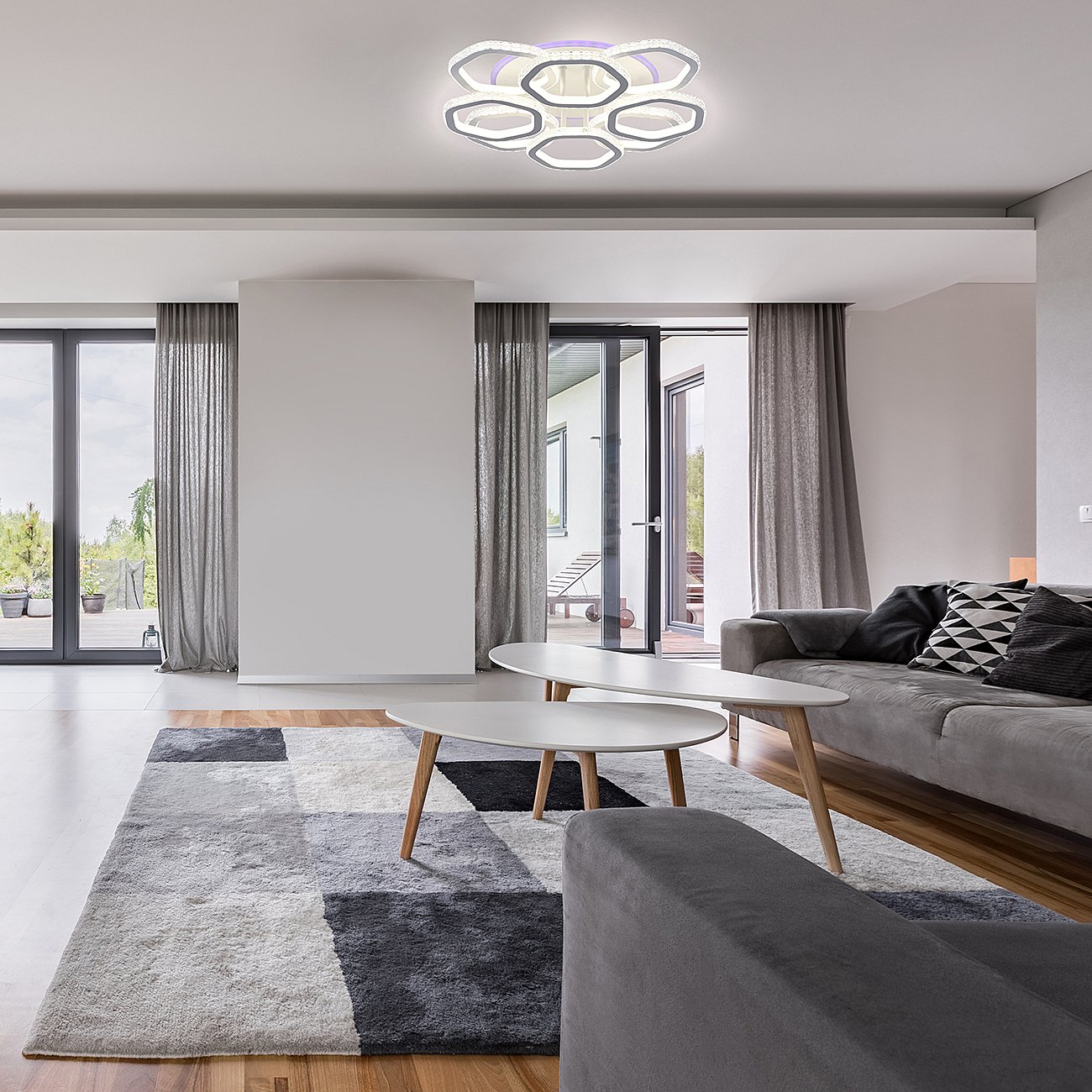 10263/8LED BL Потолочная люстра Escada Centauri 10263/8LED BL