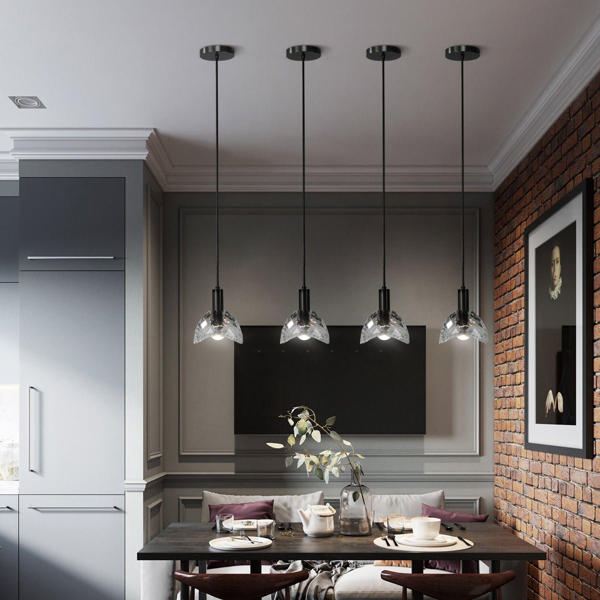 MT8603 black Светильник подвесной Delight Collection MT8603 MT8603 black