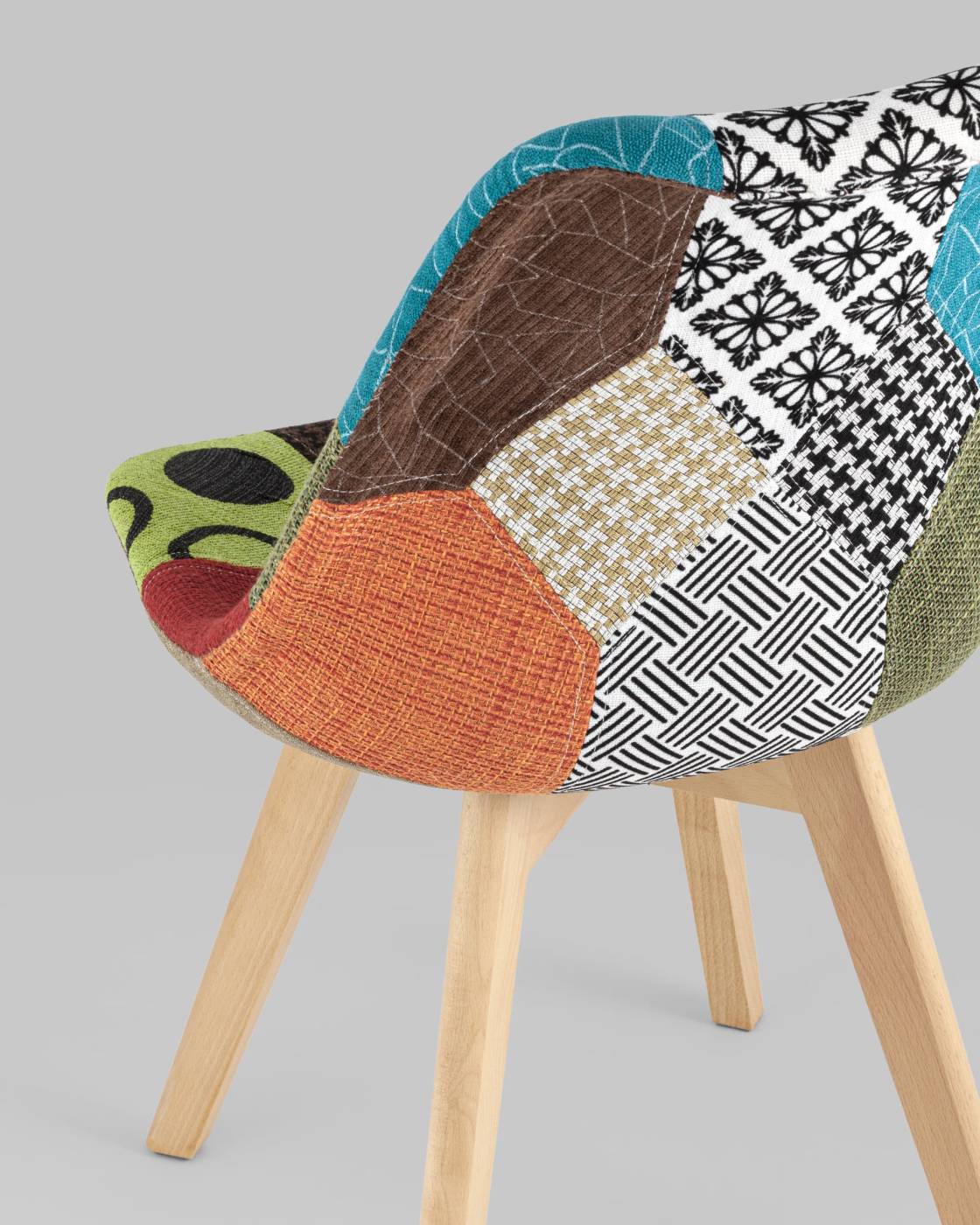 Комплект стульев Stool Group Frankfurt Y863 patchwork X4