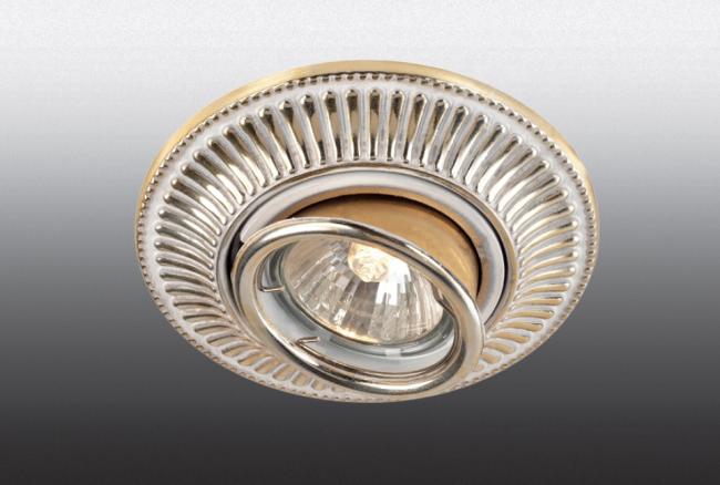 Встраиваемый светильник с узорами Vintage 369859 Novotech