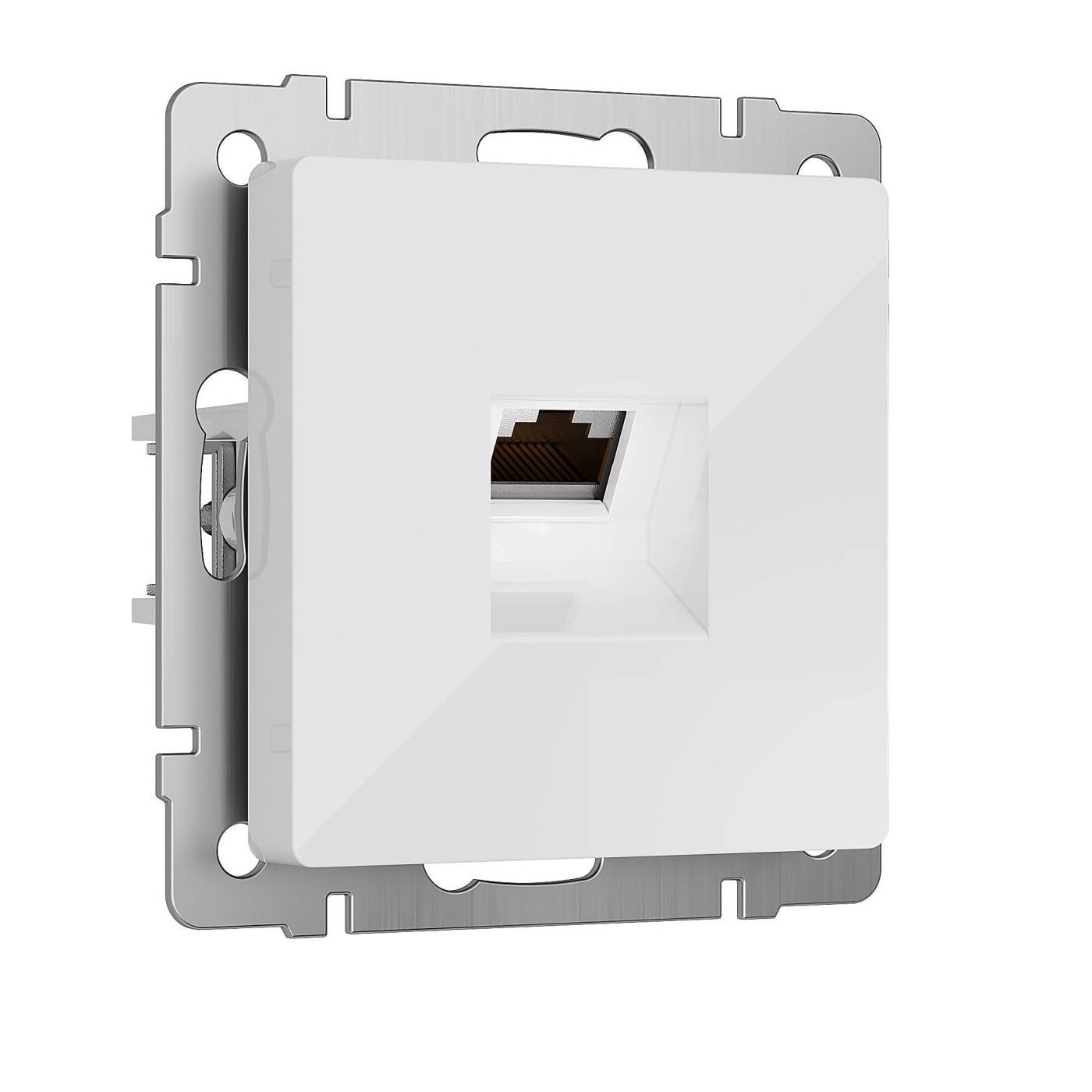 Розетка Werkel W5120101/ Розетка Ethernet RJ-45 cat. 6A экранированная (белый)