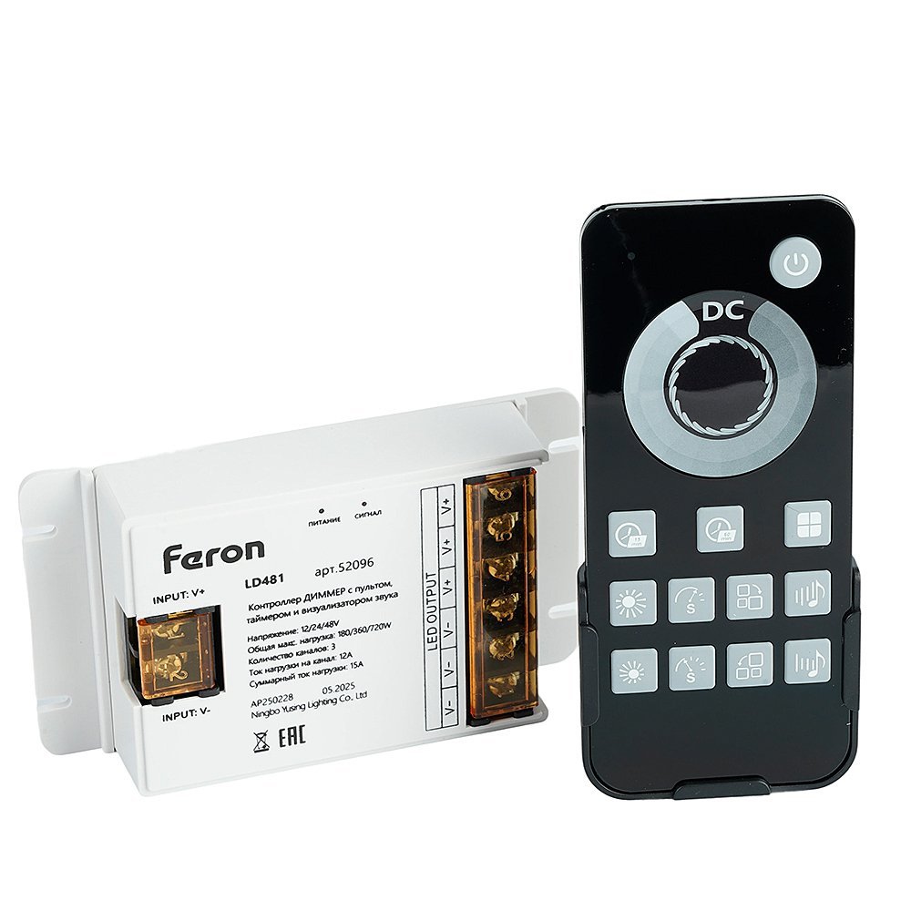 52096 Контроллер ДИММЕР с пультом Feron LD481 52096