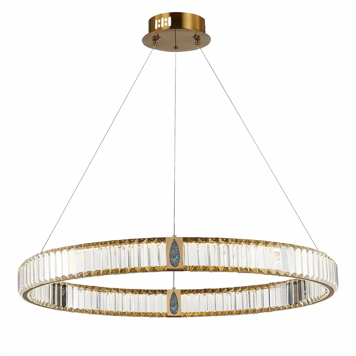 D8016P/R/D800 gold/clear Подвесная люстра Delight Collection D8016 D8016P/R/D800 gold/clear