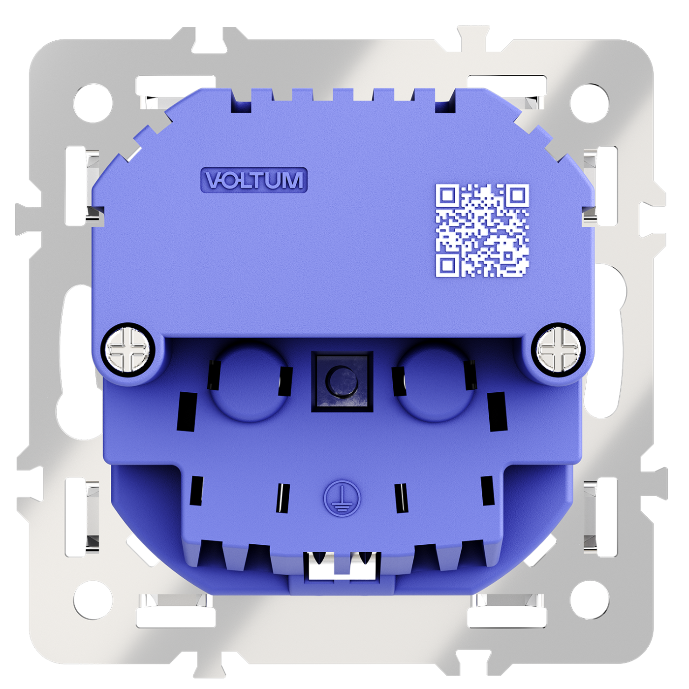 VLS0405M Механизм розетки с заземлением и защитными шторками 16А, с USB A+C, S70