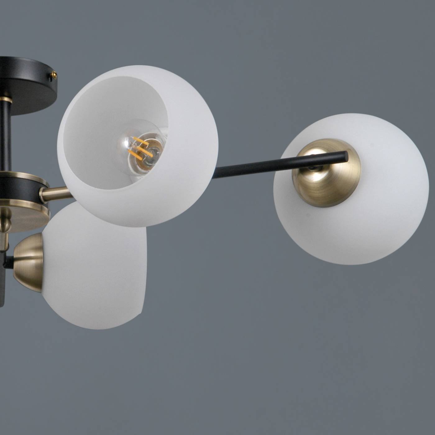 Потолочная люстра ILLUMICO IL0469-6CSQ-24 BK AB LIBRA