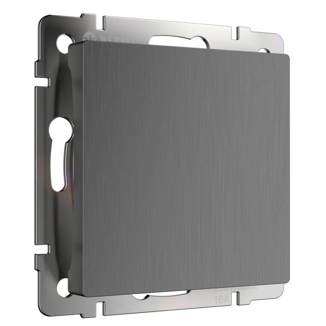 W1159204/ Заглушка (графит рифленый) Накладка на механизм Werkel W1159204/ Заглушка (графит рифленый)