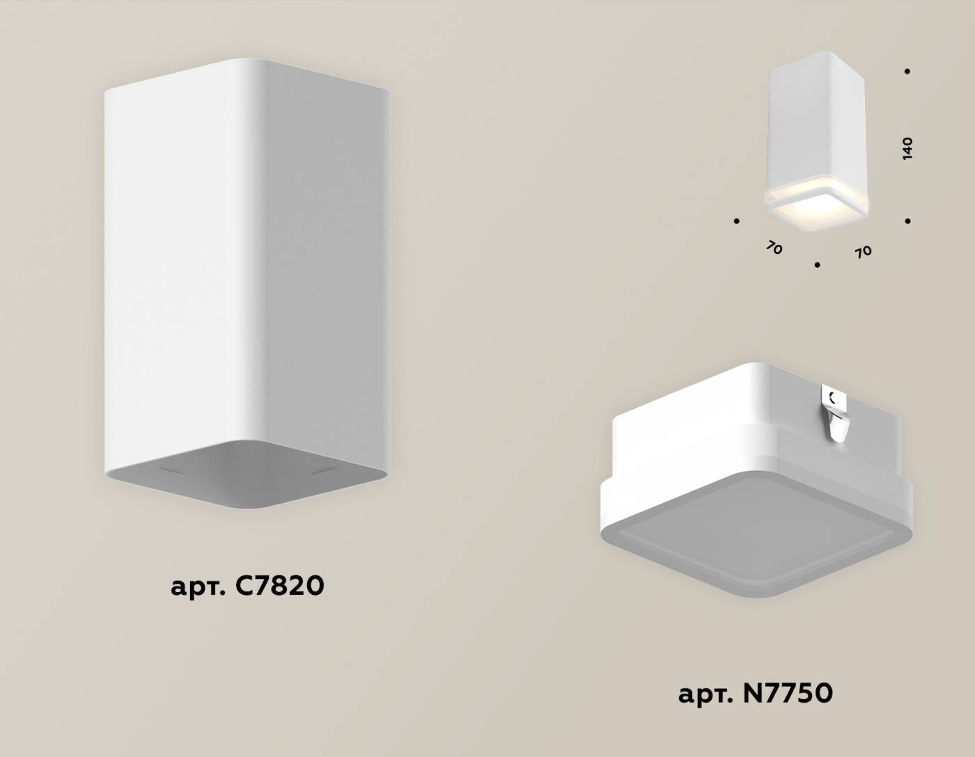 XS7820020 Накладной светильник Ambrella Techno XS7820020