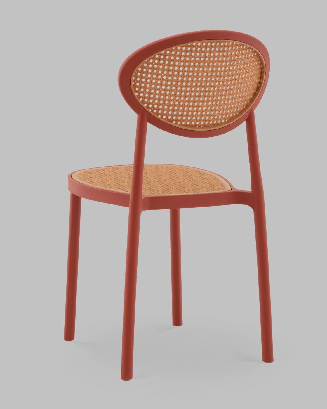 Стул пластиковый Stool Group Junie PP-245 red 36877