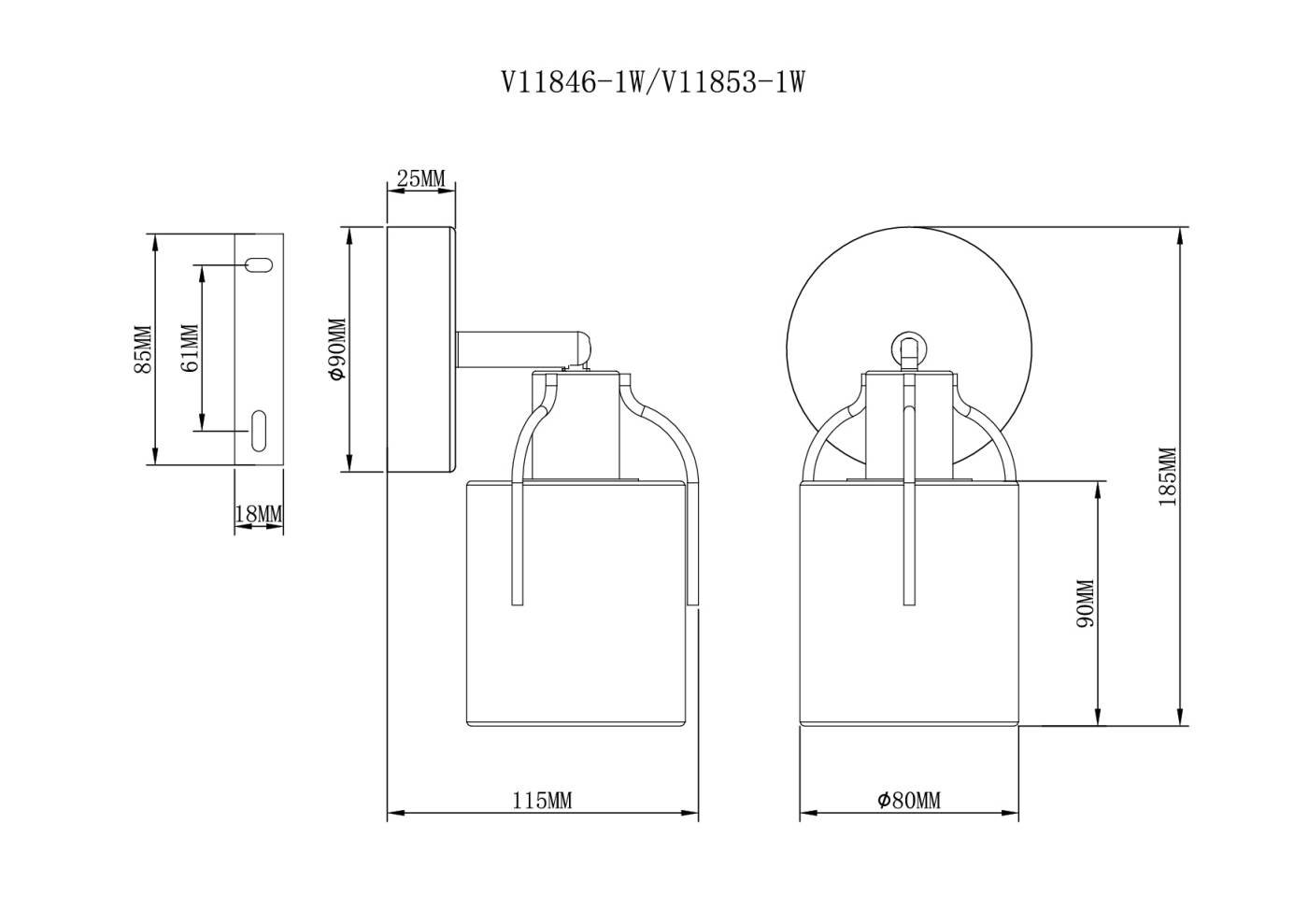 V11846-1W Светильник спот Moderli Inari V11846-1W