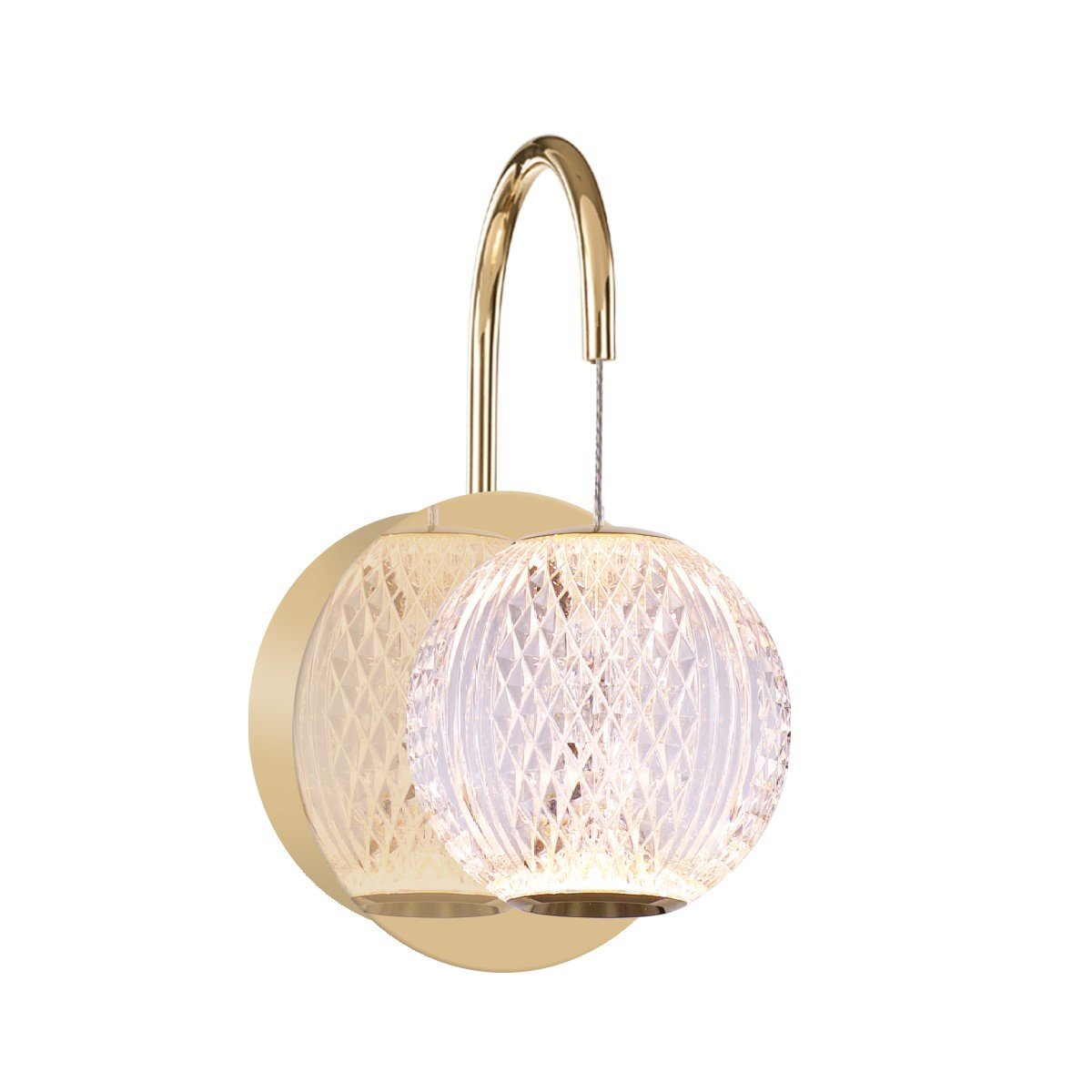 MB20001012-1A gold Настенное бра Delight Collection Elliot Diamante MB20001012-1A gold