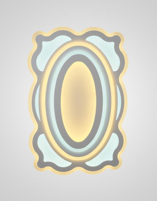 Потолочная люстра Мелодия Света 8801-1 000 300W WT+YL 000022173