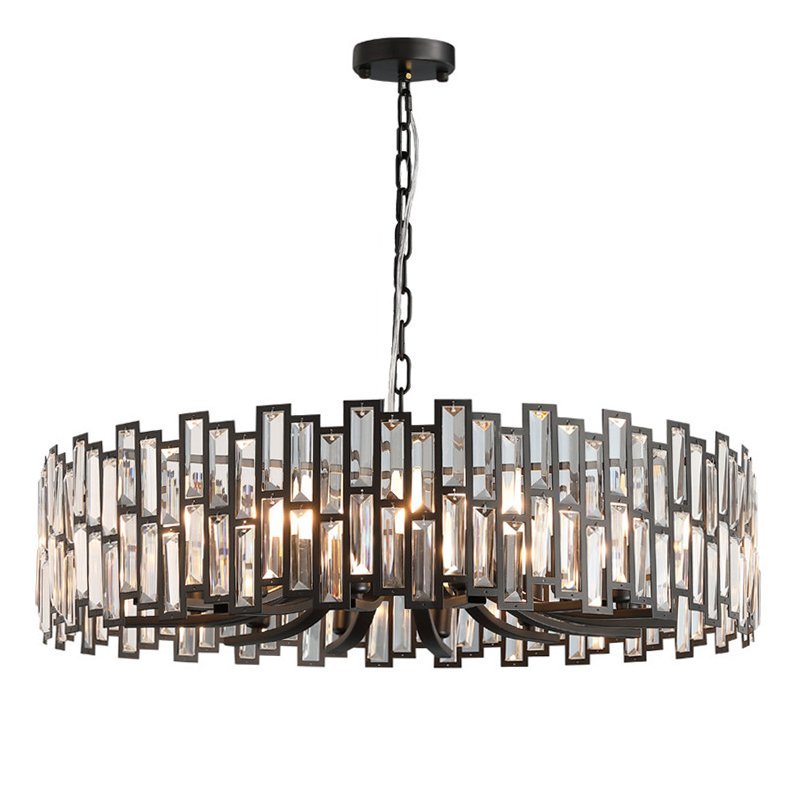 D8524P/L black/clear Подвесная люстра Delight Collection Bertola D8524P/L black/clear