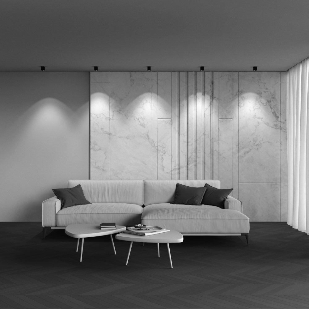 Накладной светильник Maytoni Alfa LED C064CL-5W3K-SQ-B