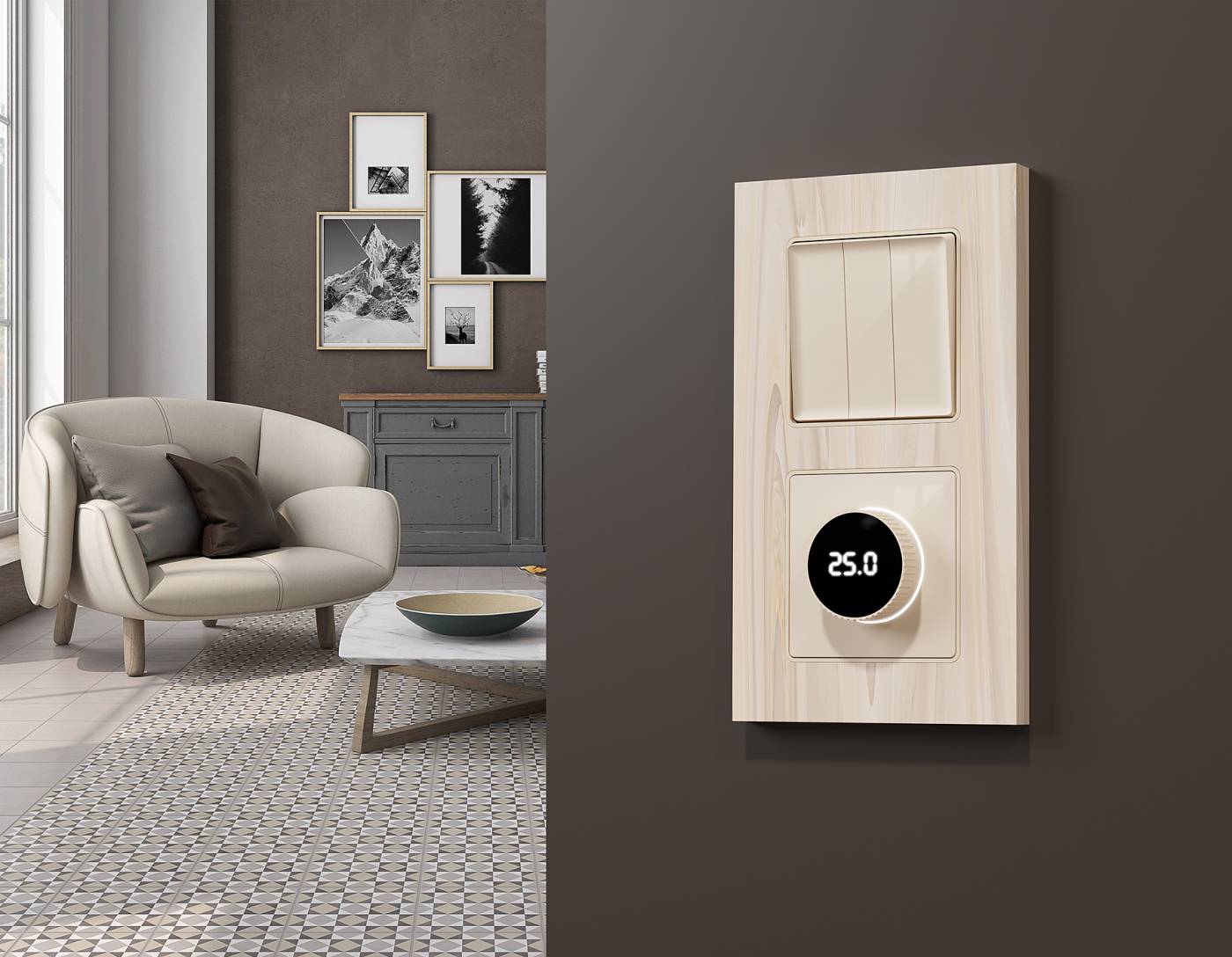 Накладка на механизм Ambrella Volt ALFA AP3058